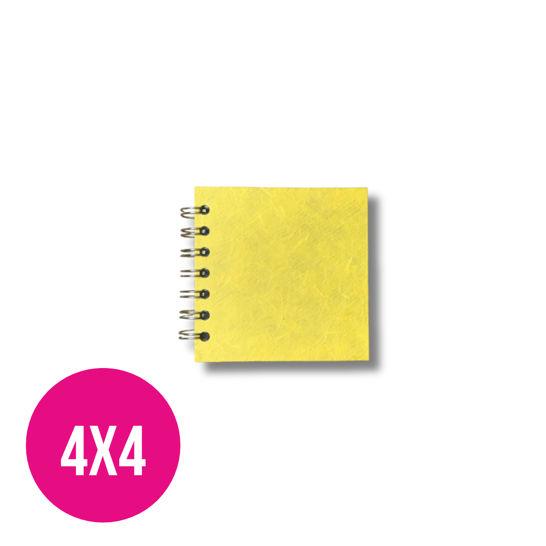 4 x4 Posh Ameleie Watercolour Journal Yellow
