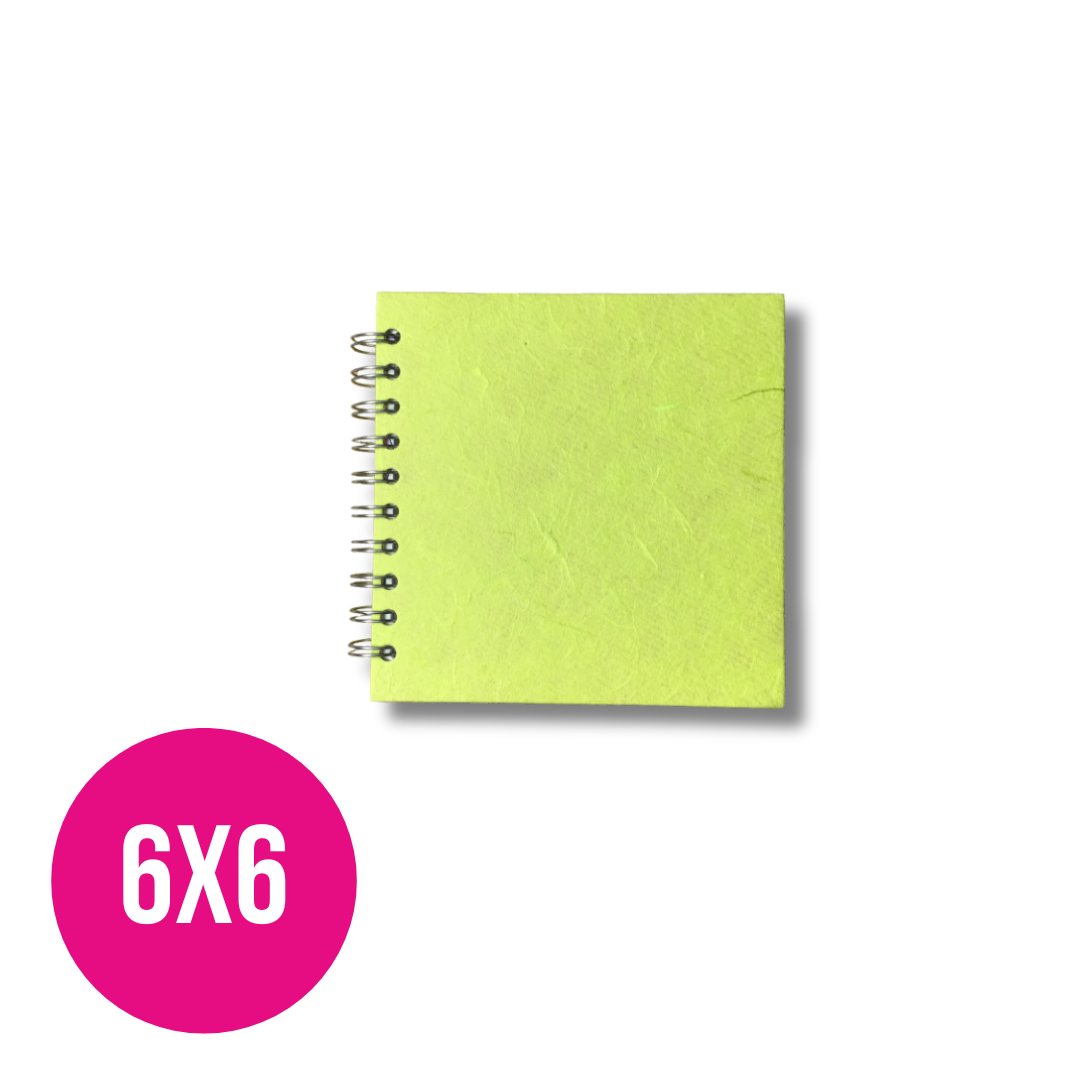 6x6 Posh Ameleie Watercolour Journal Lime