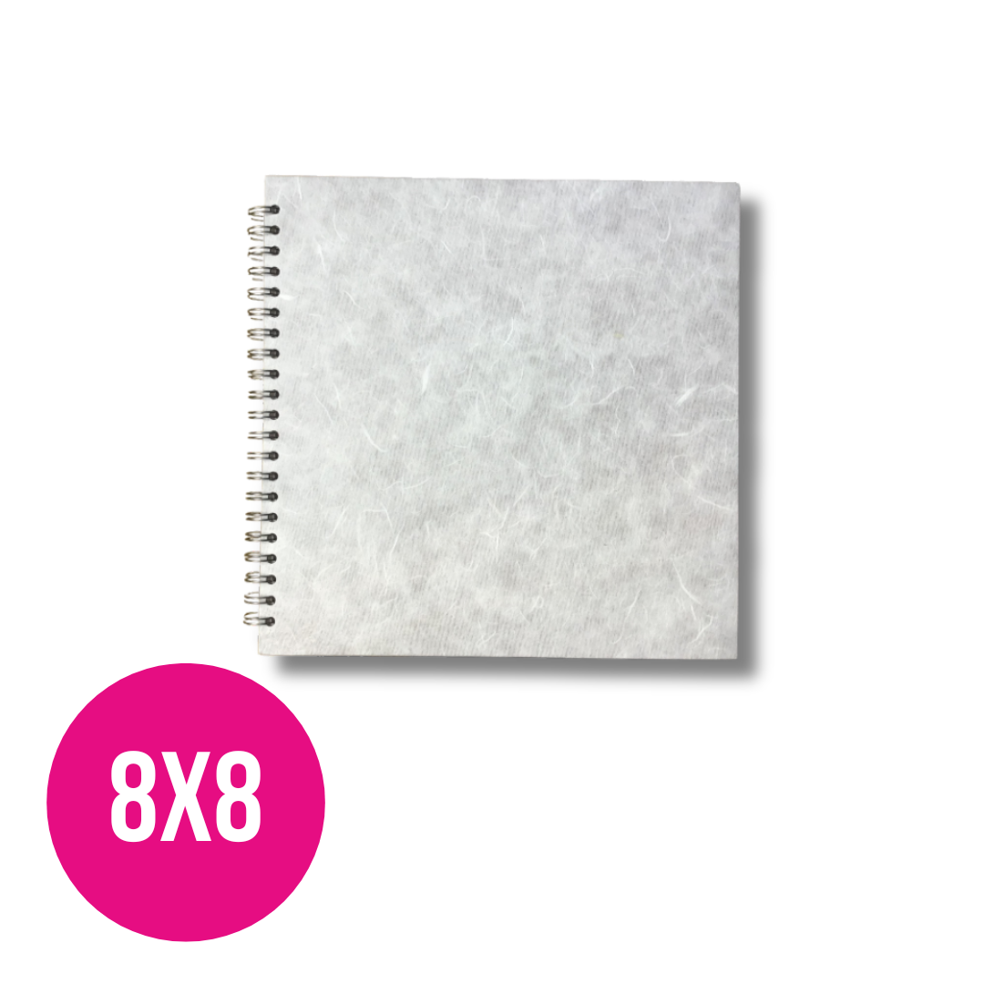 8x8 Posh Ameleie Watercolour Journal (Ivory)