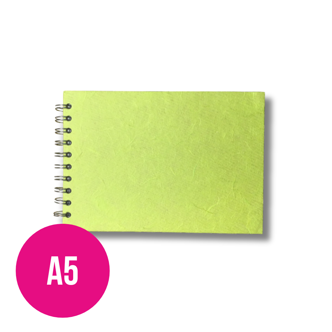 A5 Posh Ameleie Watercolour Journal Lime - Landscape