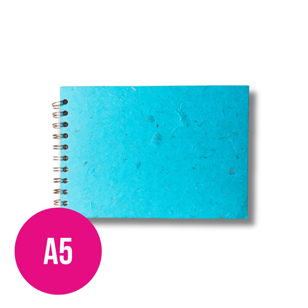 A5 Posh Ameleie Watercolour Journal Sky Blue - Landscape