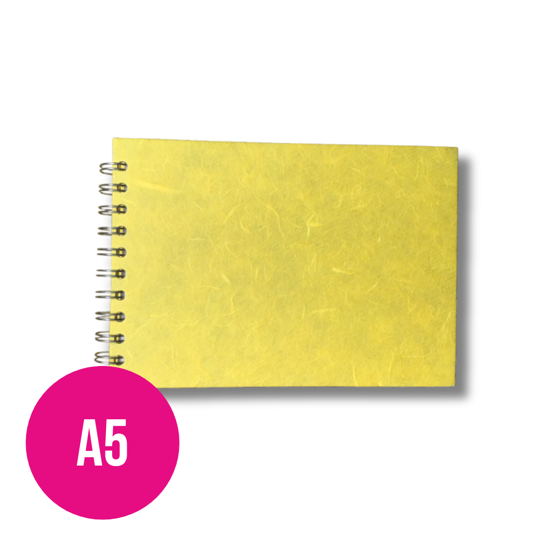 A5 Posh Ameleie Watercolour Journal Yellow - Landscape