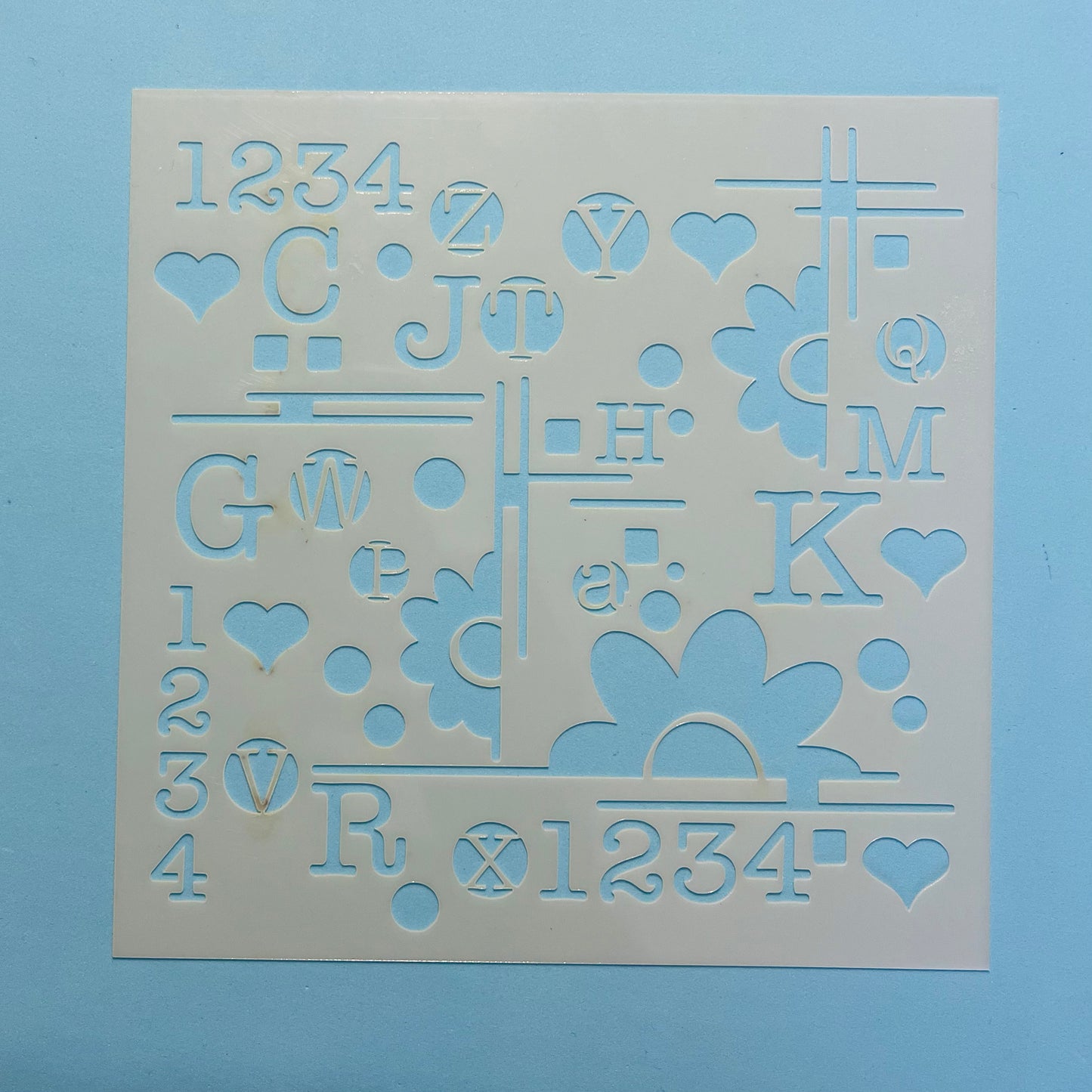 Text Me Stencil