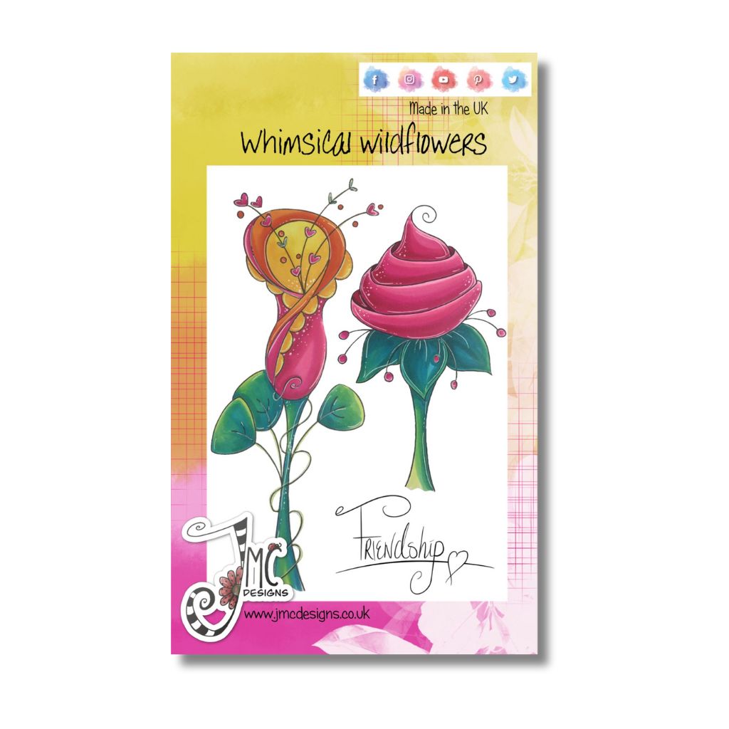 Whimsical Wildflowers - A6 Stamp
