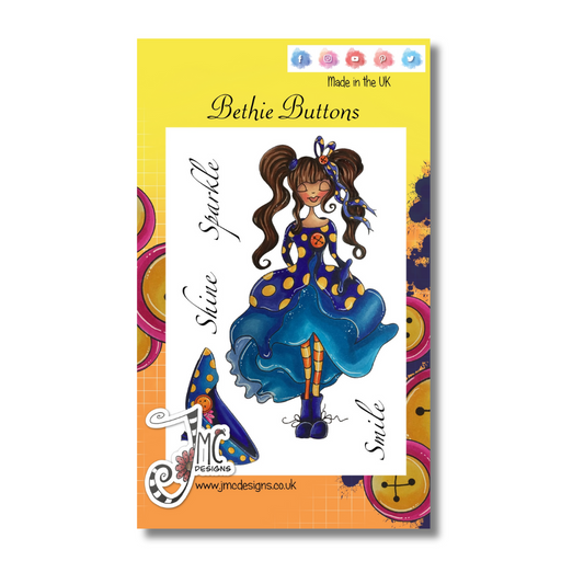 Buttoned Beauties Collection - Bethie Buttons (A6)