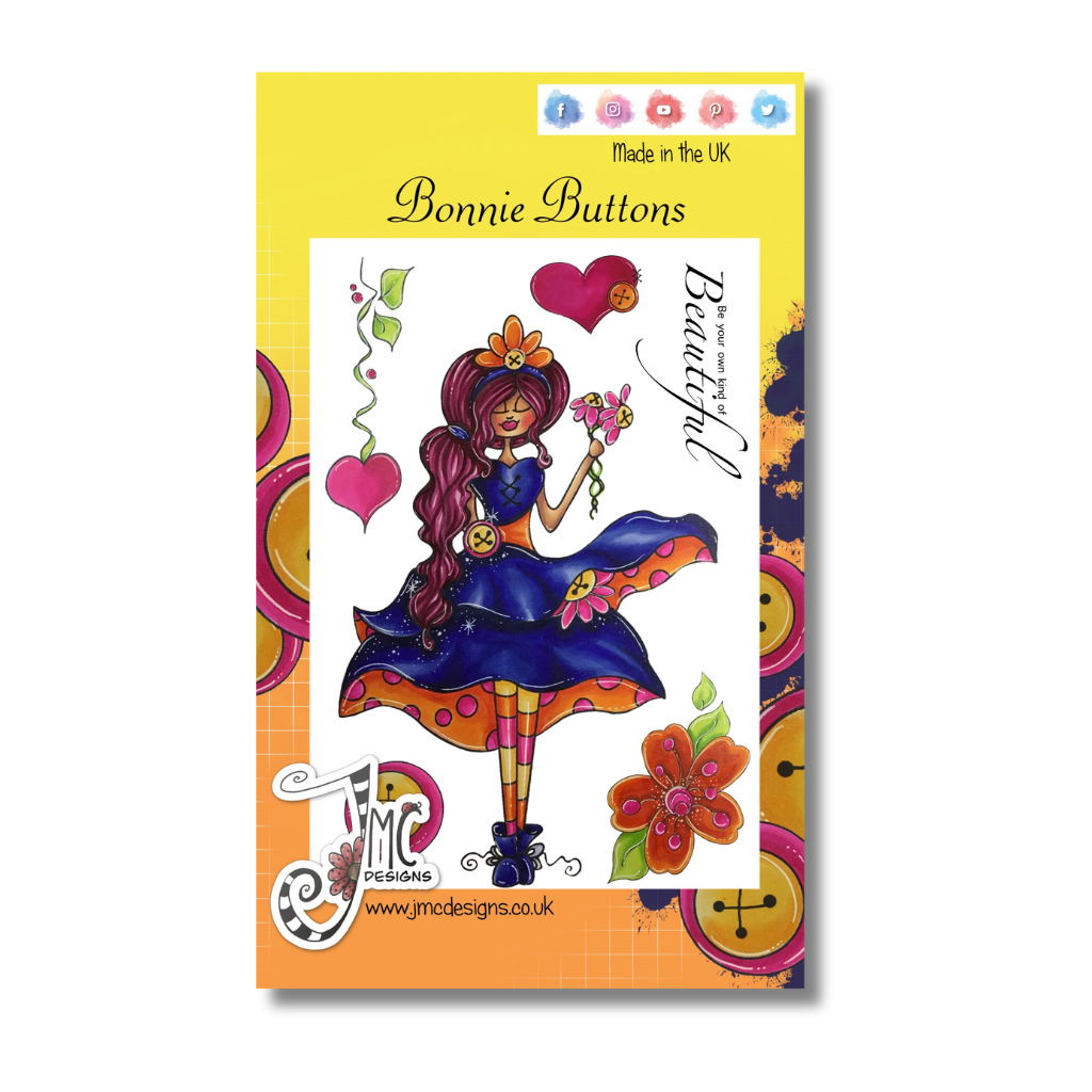 Buttoned Beauties Collection - Bonnie Buttons (A6)