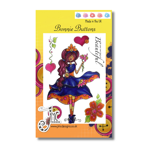 Buttoned Beauties Collection - Bonnie Buttons (A6)