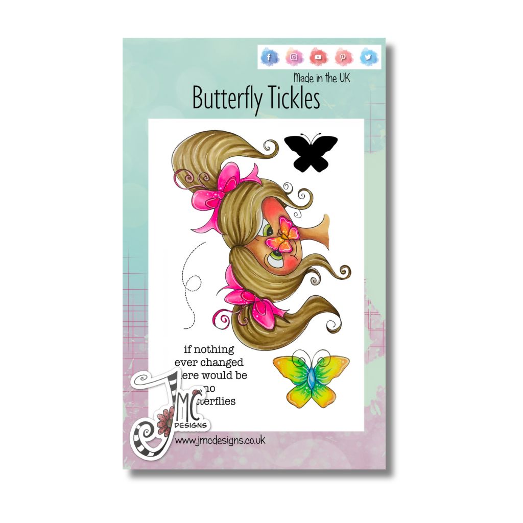 Kaleidoscope Collection - Butterfly Tickles Stamp (A6)