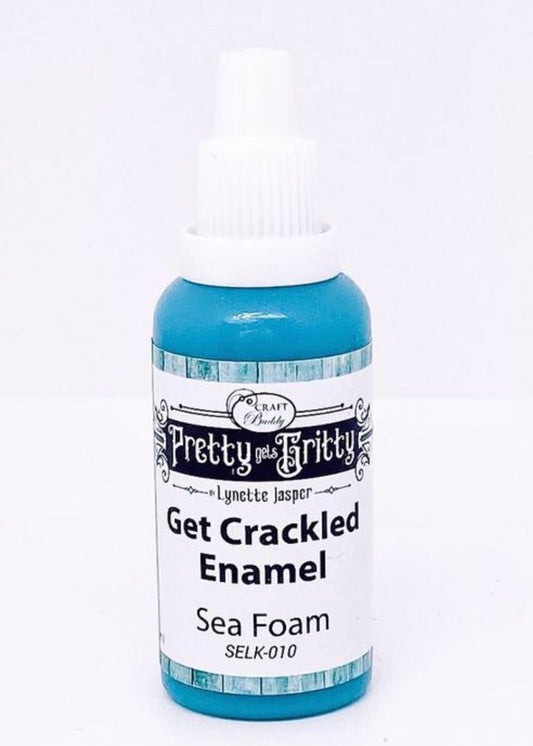 Get Crackled Enamel - Sea Foam