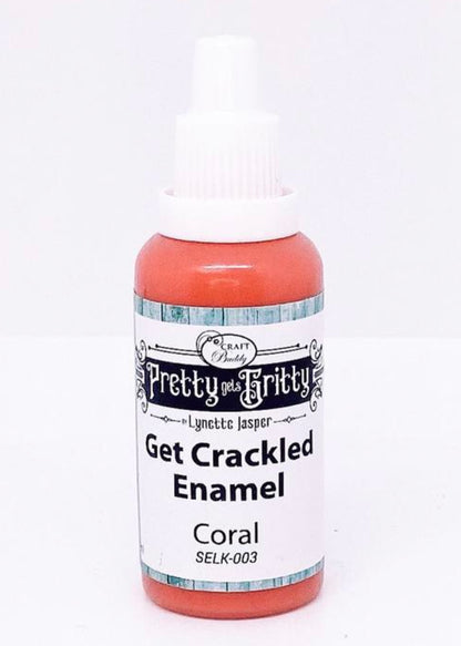 Get Crackled Enamel - Coral