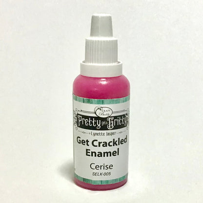 Get Crackled Enamel - Cerise