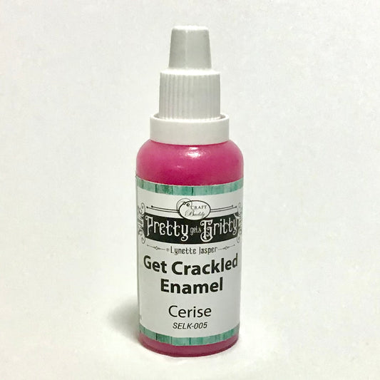 Get Crackled Enamel - Cerise