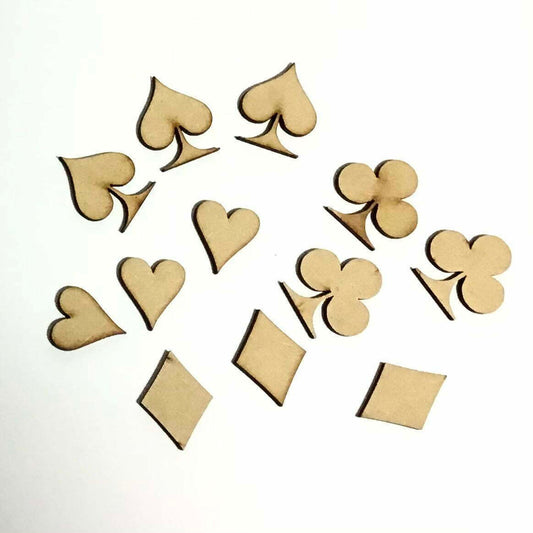 Playing Card Symbols - MDF