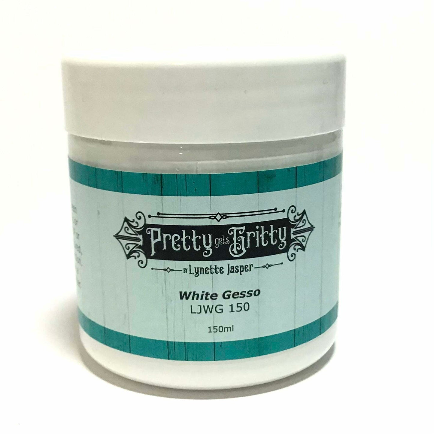 Pretty Gets Gritty - White Gesso