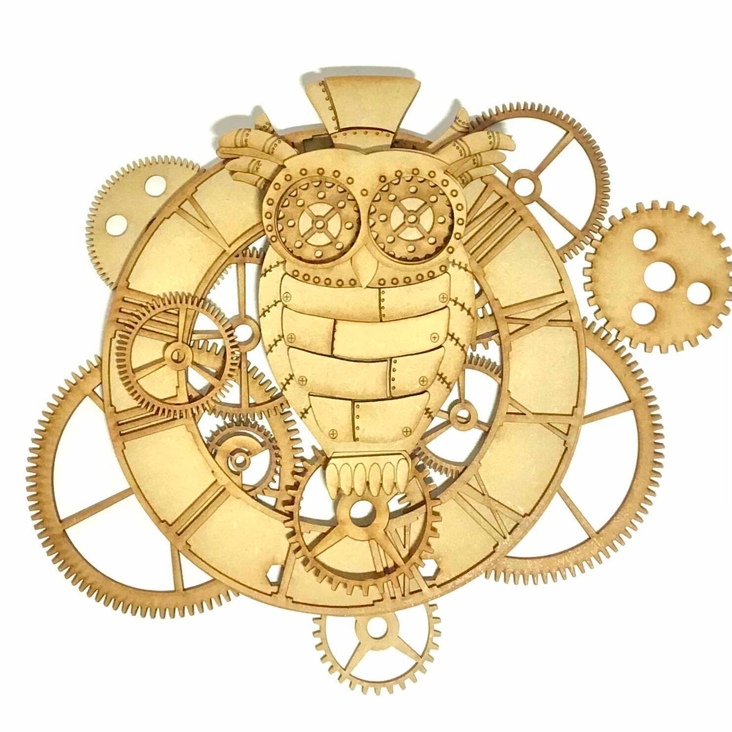 Steampunk Owl Dreamcatcher- MDF