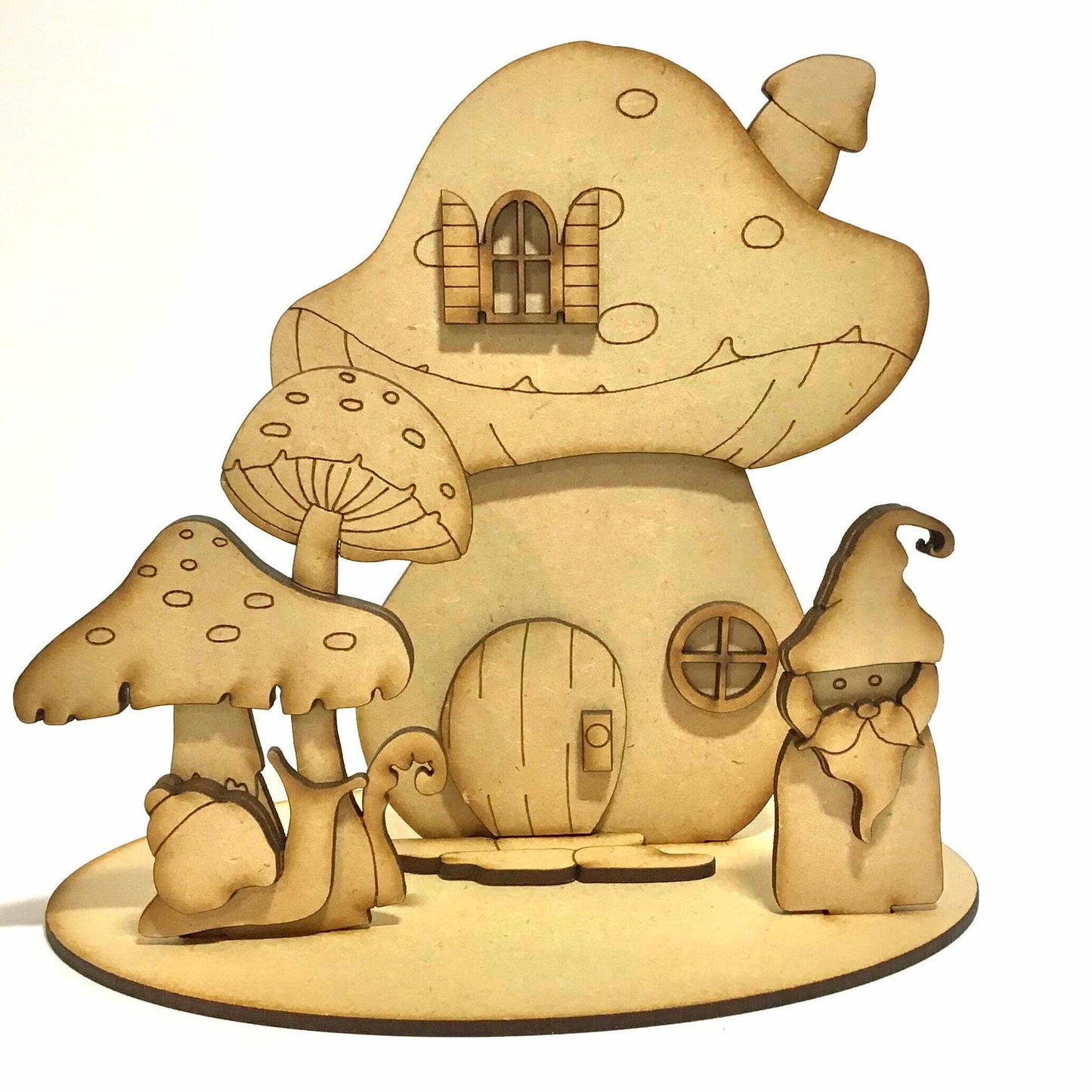 Toadstool House Kit - MDF