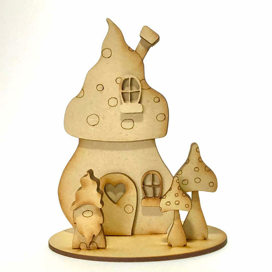 Gnome House Kit - MDF