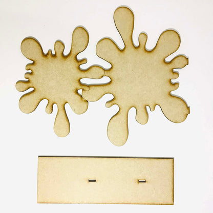 Paint Splats Stand- MDF