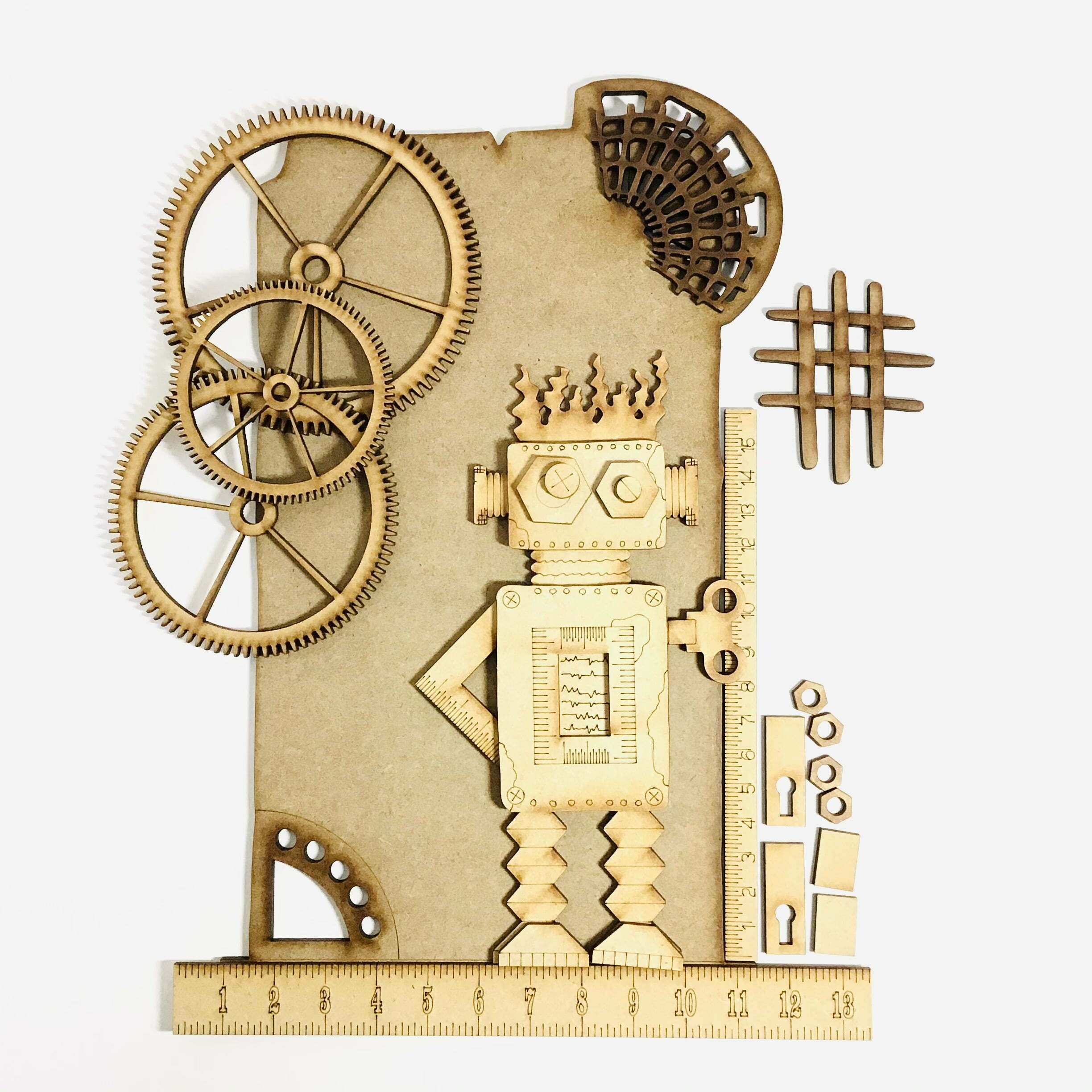 Jimca Designs Junkbot Plaque 1 - MDF – JMC Designs