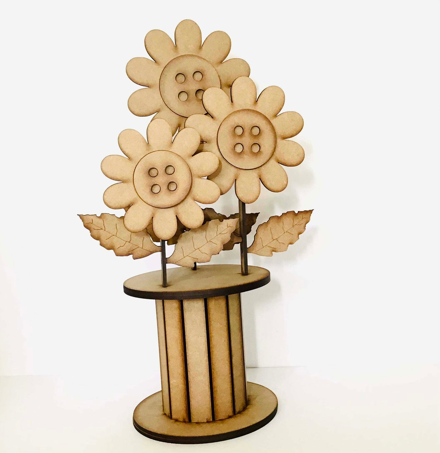 Daisy Bobbin Flower - MDF