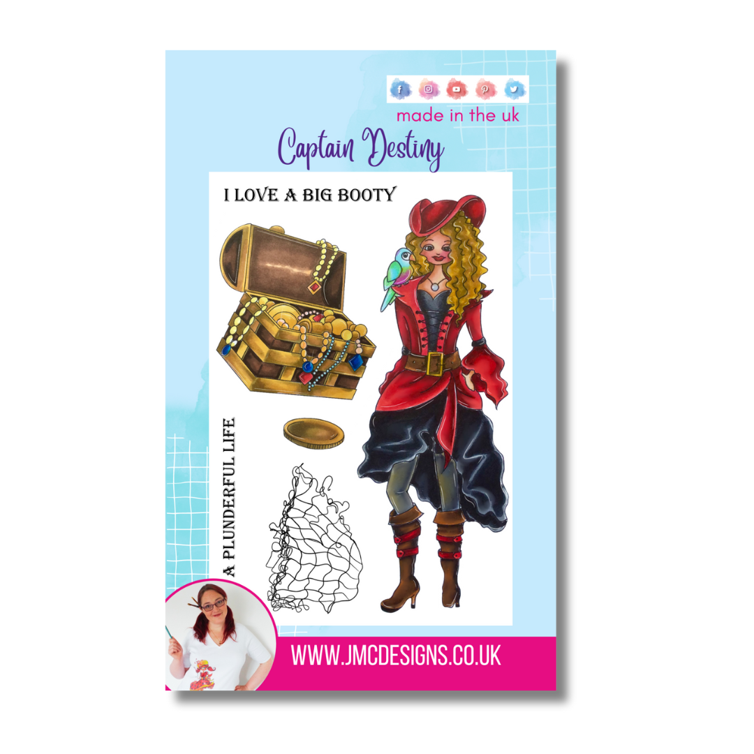 Jimca Designs Swashbuckling Sweethearts - Captain Destiny (A6) – JMC Designs