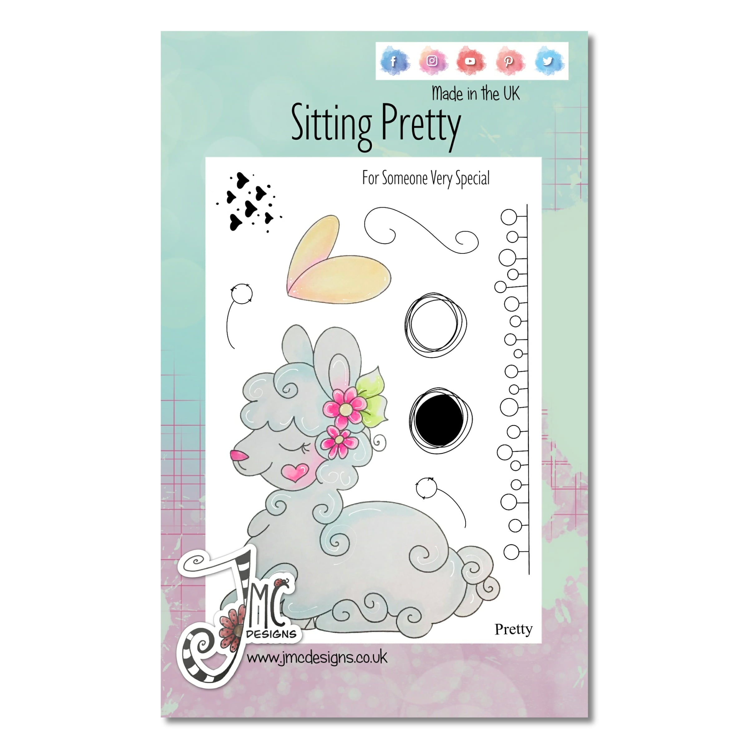 Jimca Designs Alpaca Adventures - Sitting Pretty (A6) – JMC Designs